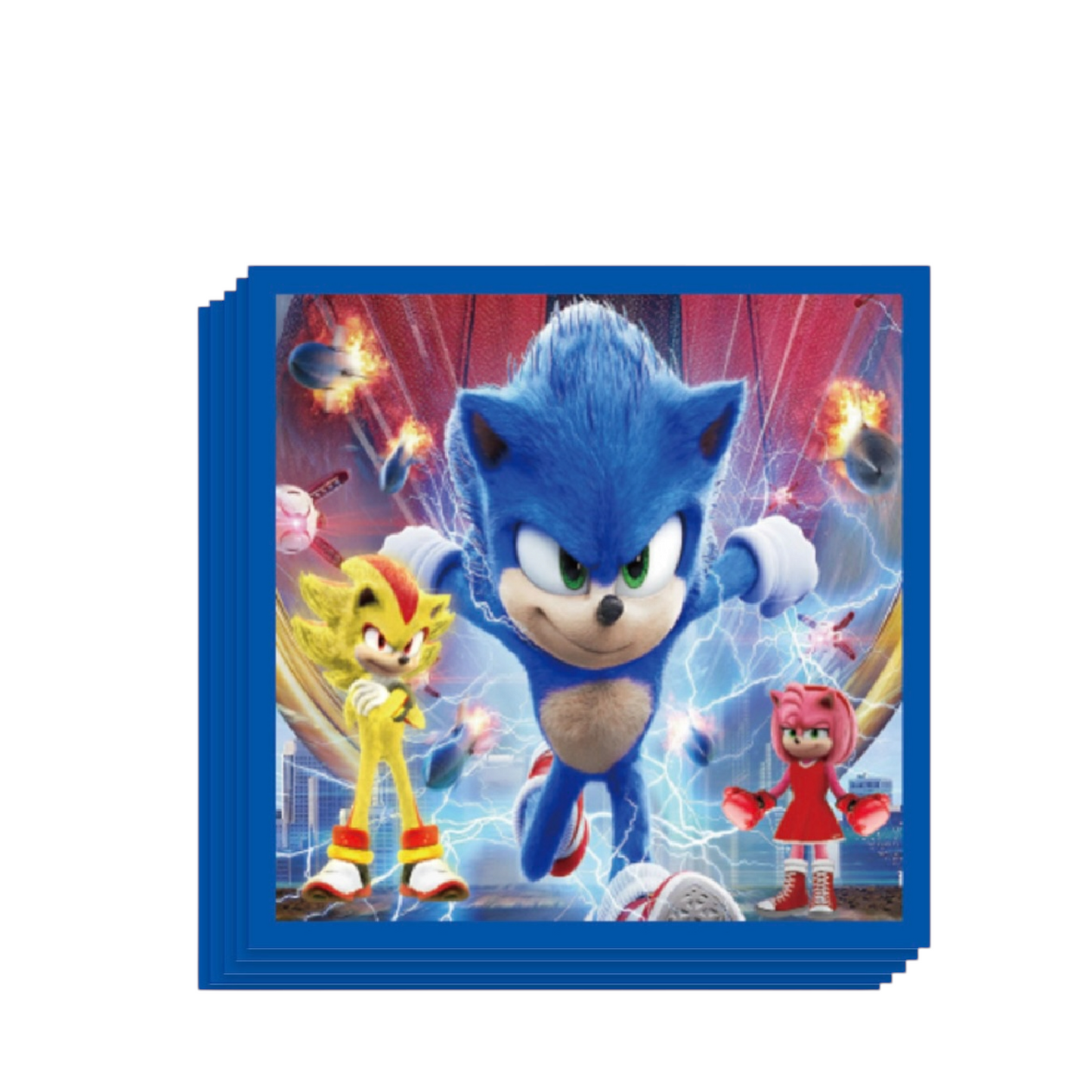 Sonic Napkins - 20 Pcs