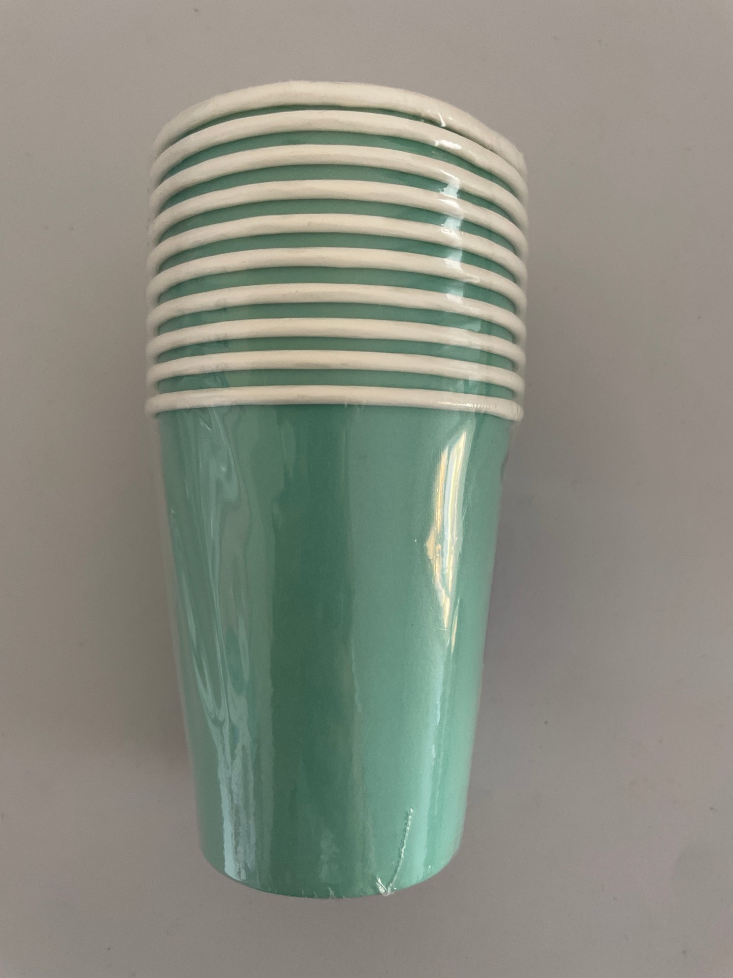 Pastel Colors Paper Cups - 10 Pcs