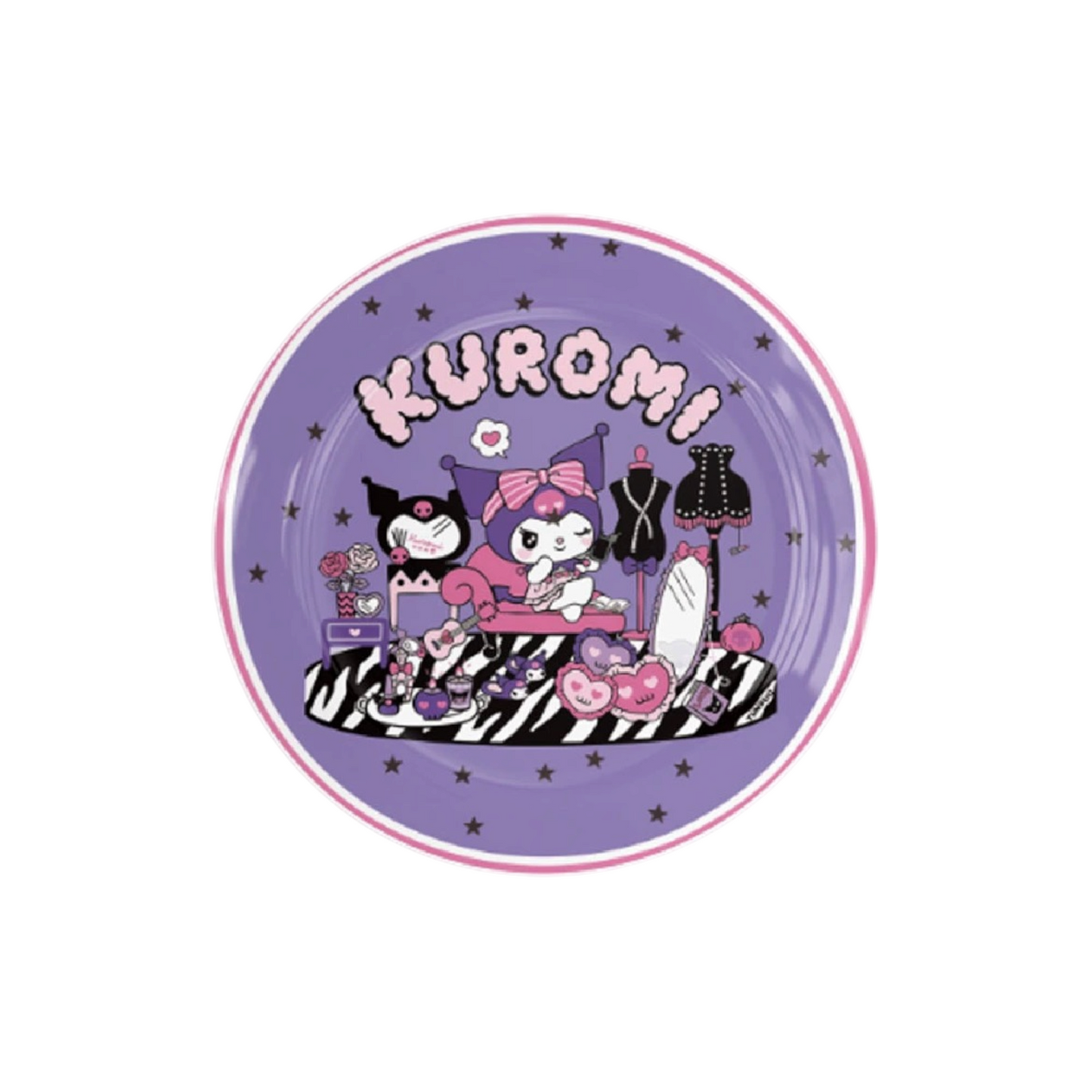 Kuromi Big Plates - 10 Pcs