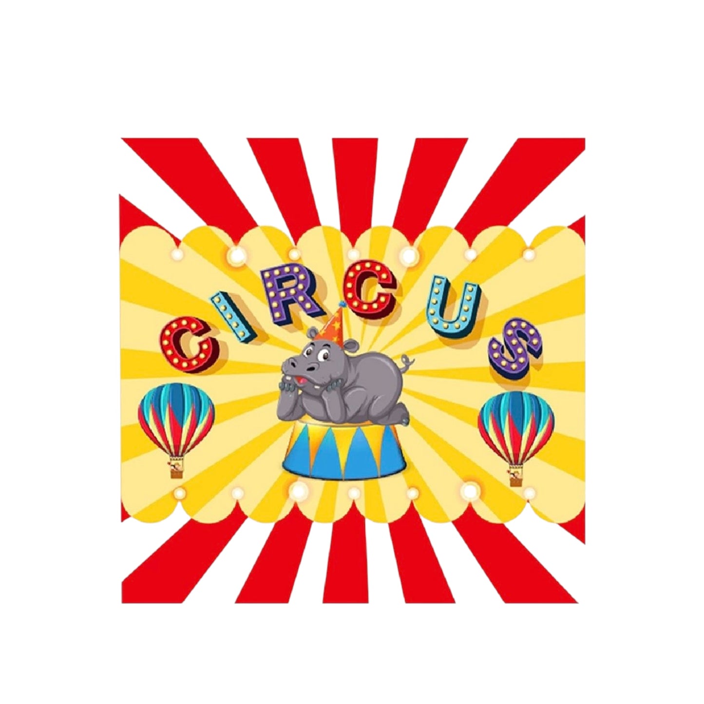 Circus Napkins - 20 Pcs