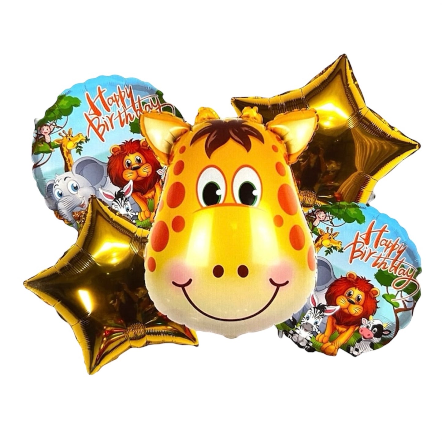 Giraffe 5 Pcs Foil Balloon