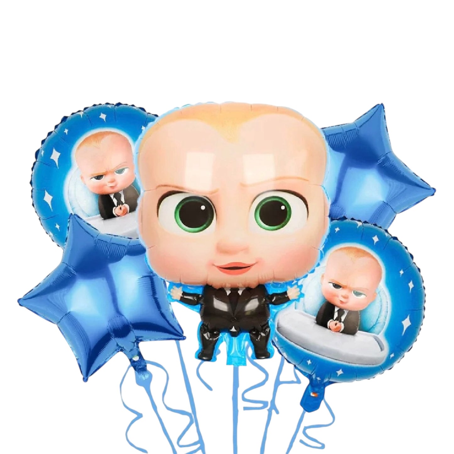 Baby Boss 5 Pcs Foil Balloons