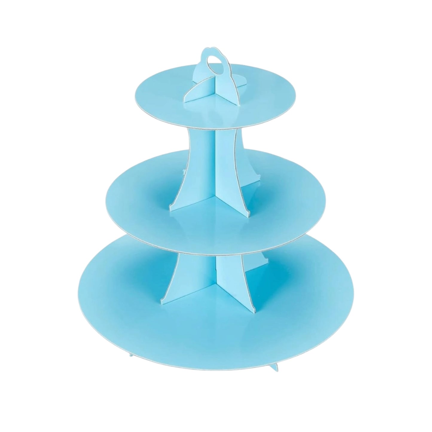 Blue Cupcake Stand - 3 Tiers