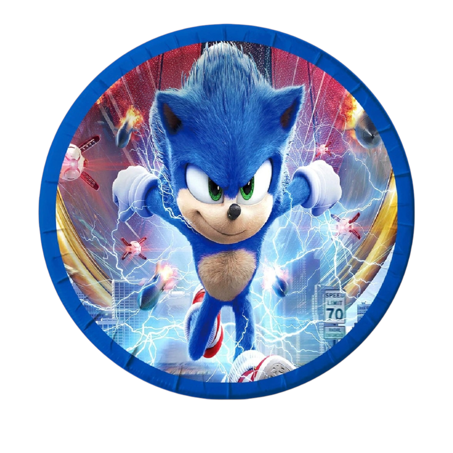 Sonic Big Plates - 10 Pcs