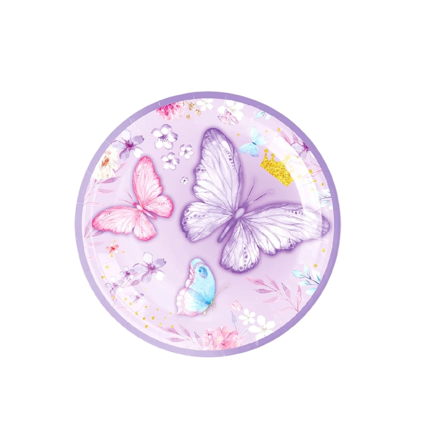 Butterfly Big Plates - 10 Pcs