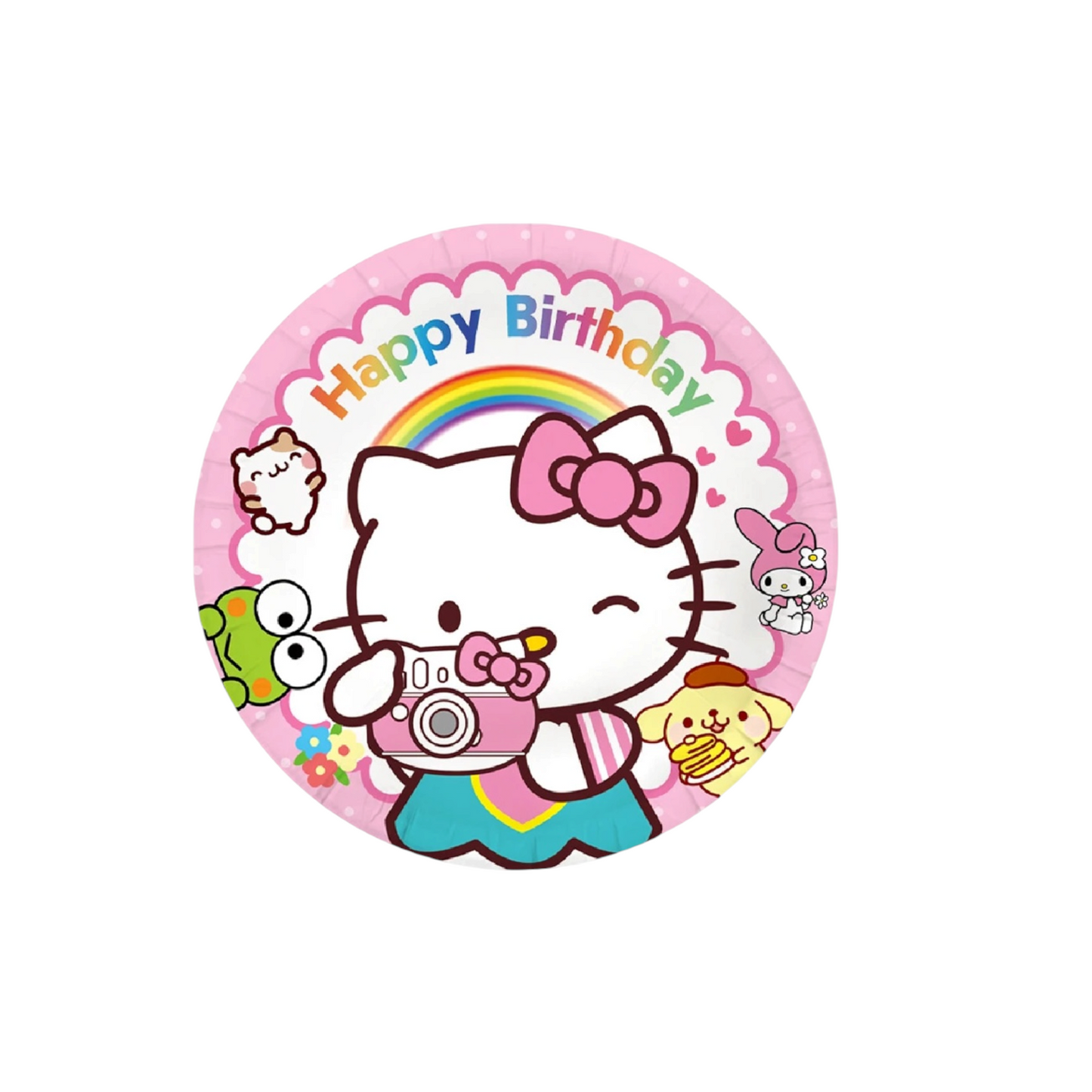 Hello Kitty Small Plates -10 Pcs