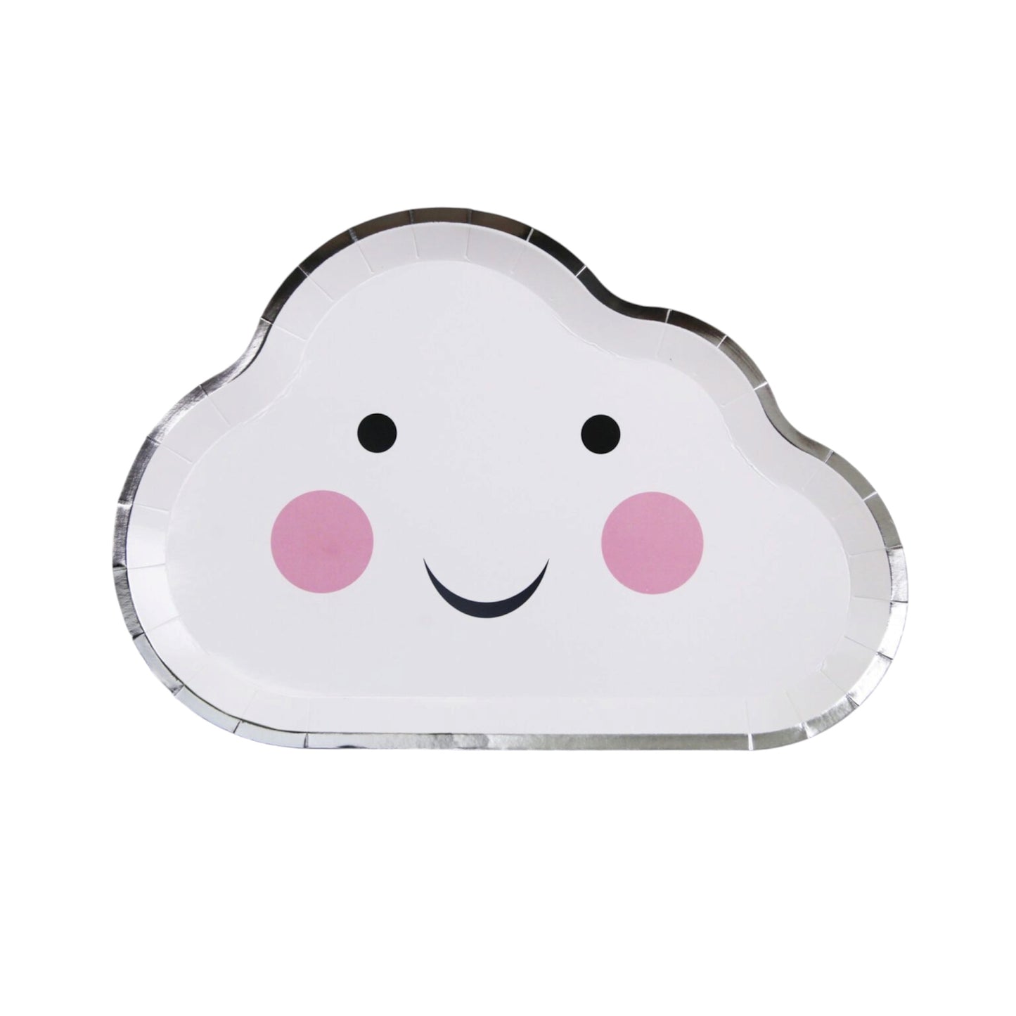 Pink Cloud Plates - 10 Pcs