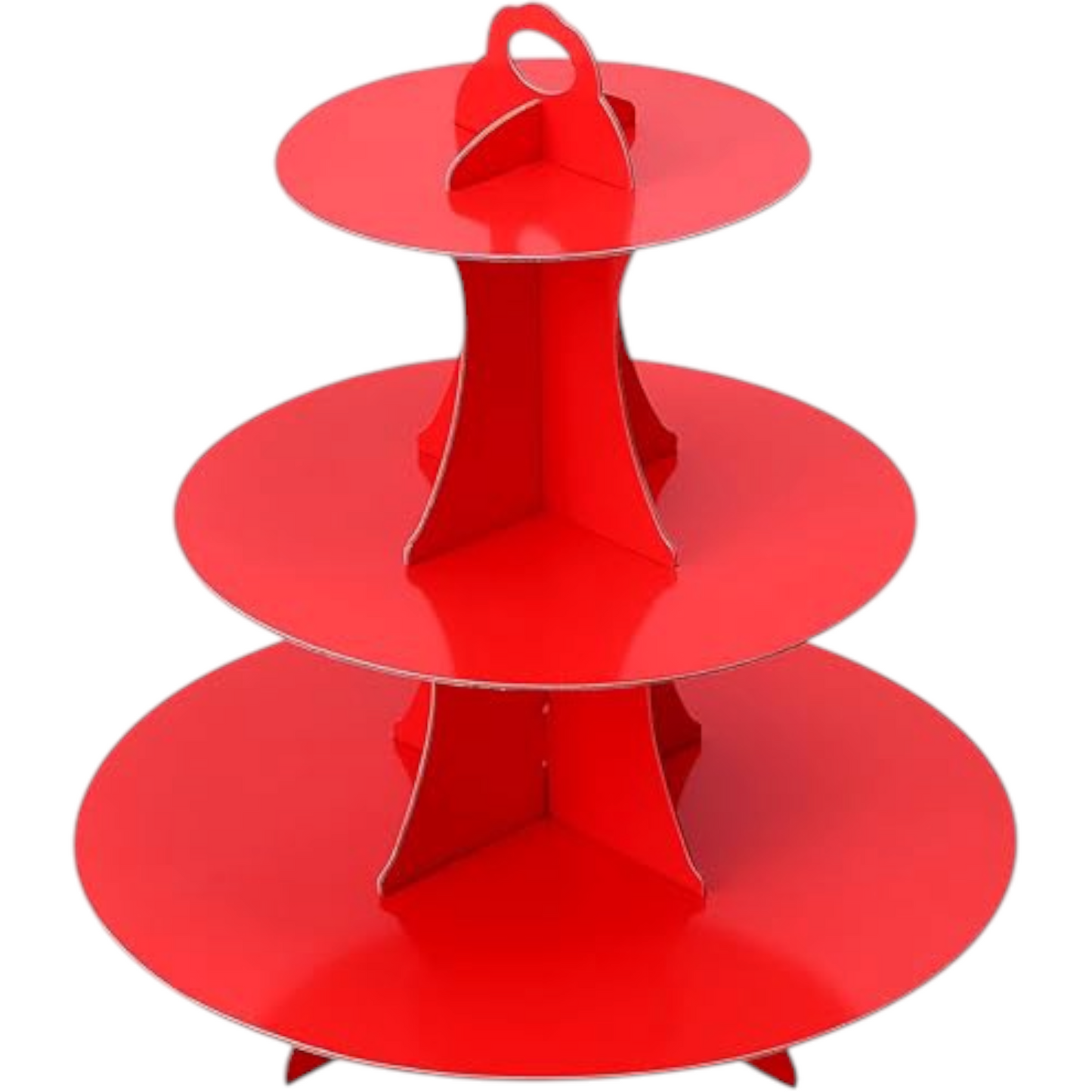 Red Cupcake Stand - 3 Tiers