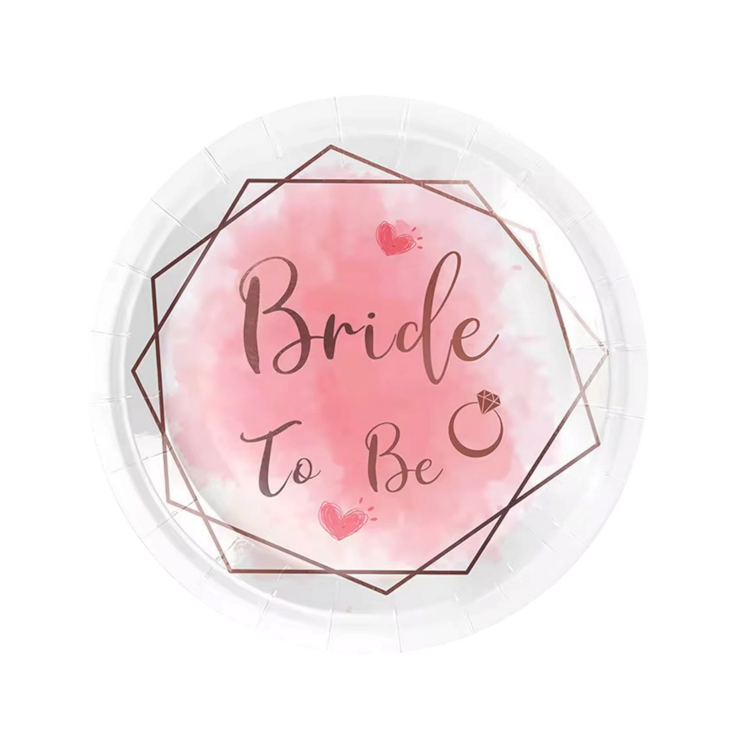 Bride To Be Big Plates - 10 Pcs