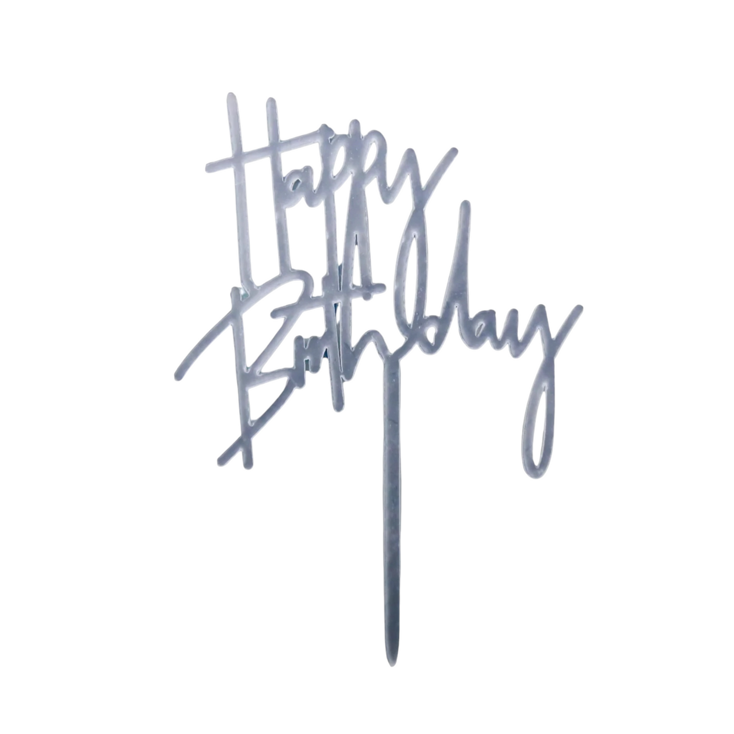 Happy Birthday Acrylic Cake Topper