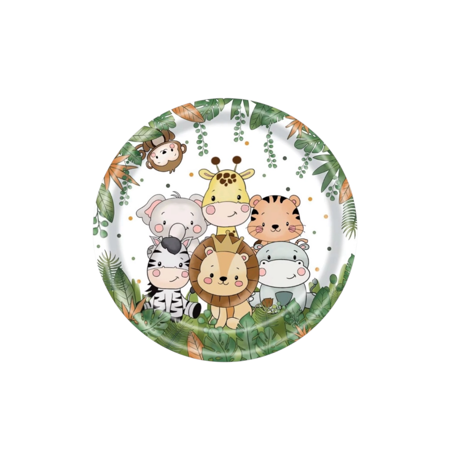 Safari Small Plates - 10 Pcs