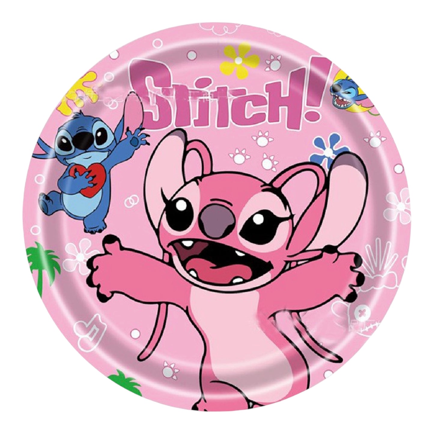 Stitch Big Plates - 10 Pcs