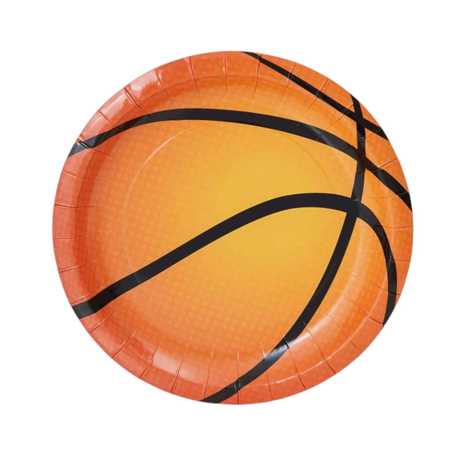Basketball Big Plates - 8 Pcs