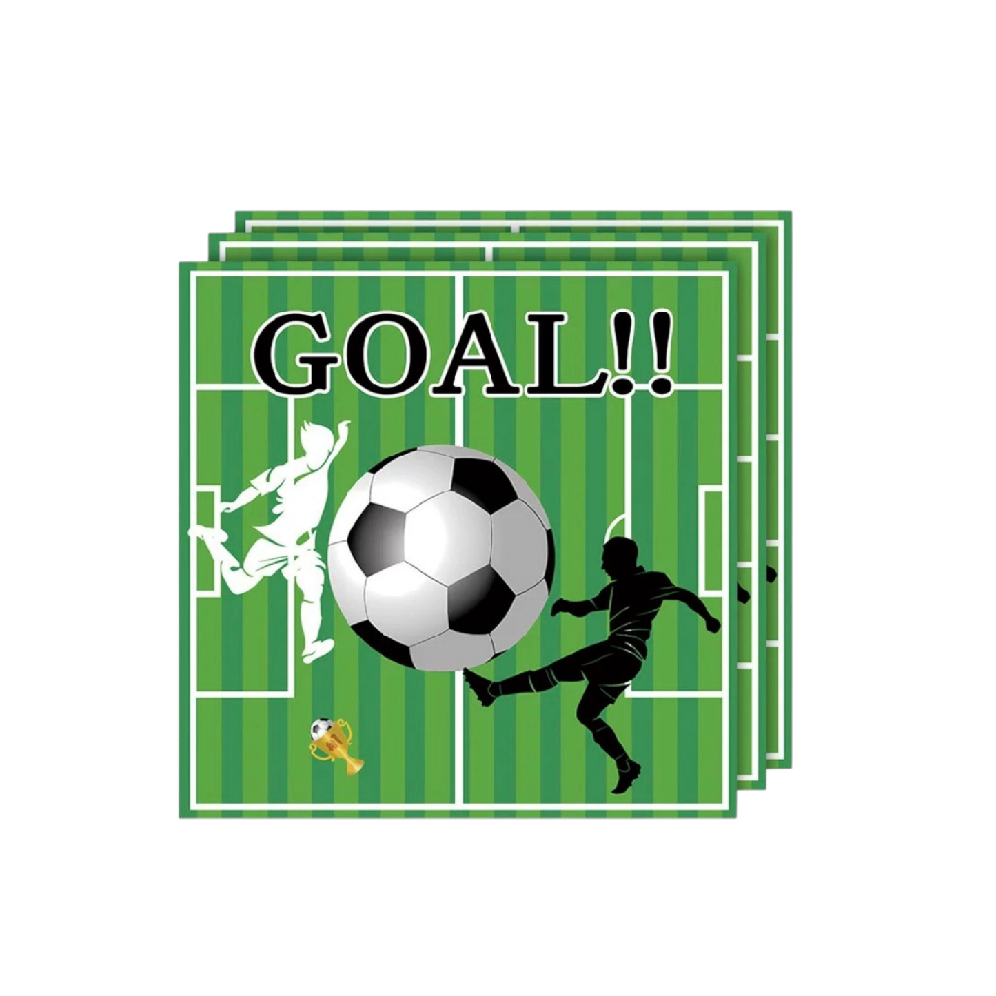 Football Napkins - 20 Pcs