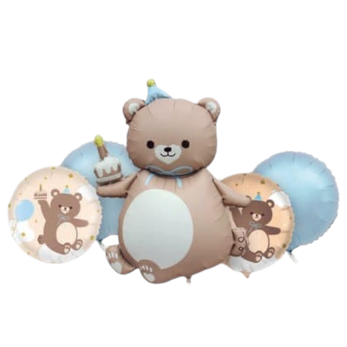 Bear 5 Pcs Foil Balloons