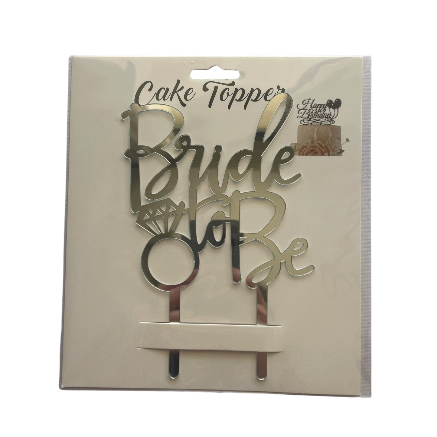 Bride To Be Cake Topper