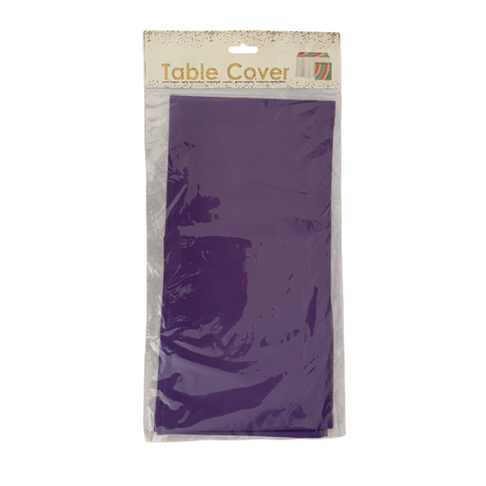 Purple Plastic Tablecover