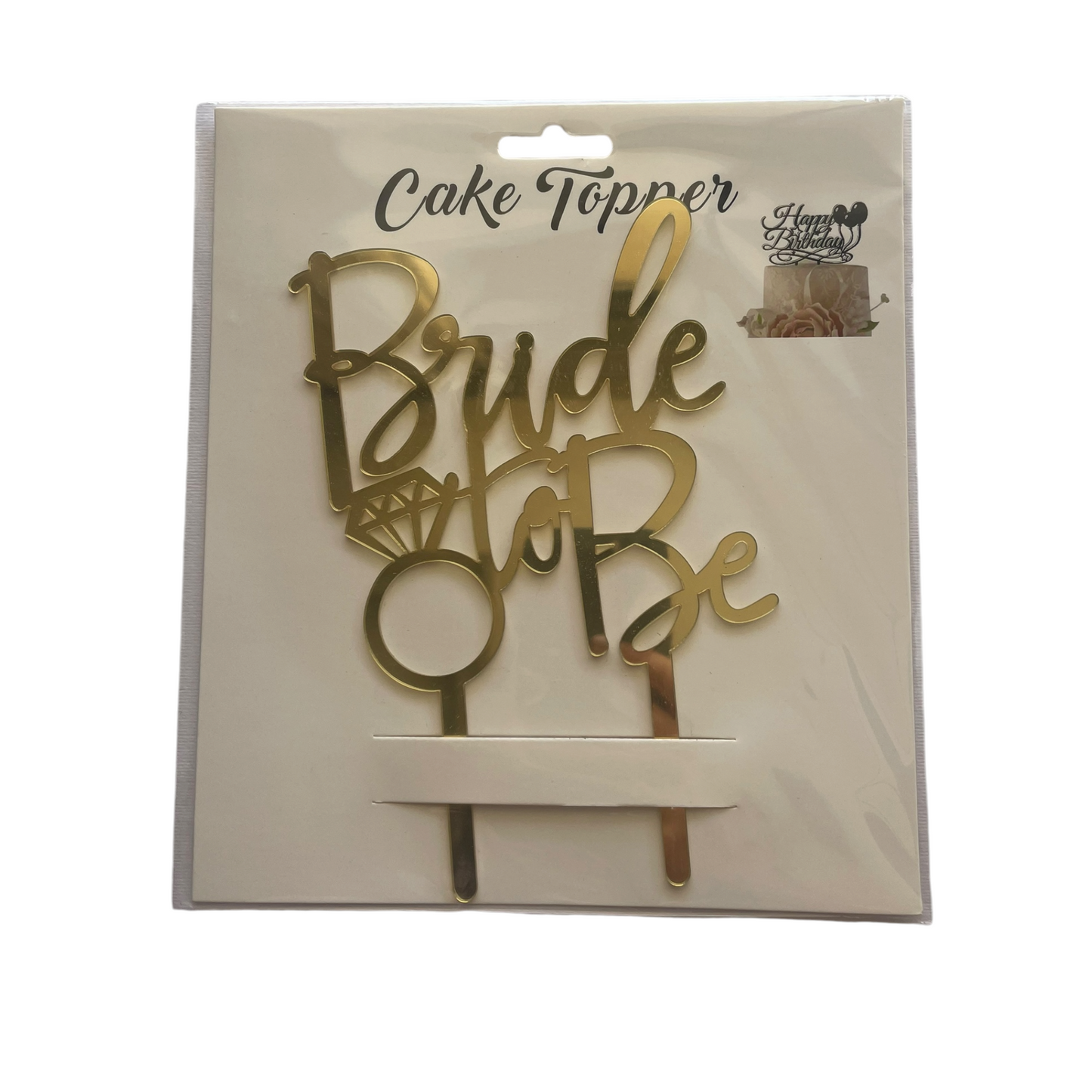 Bride To Be Cake Topper