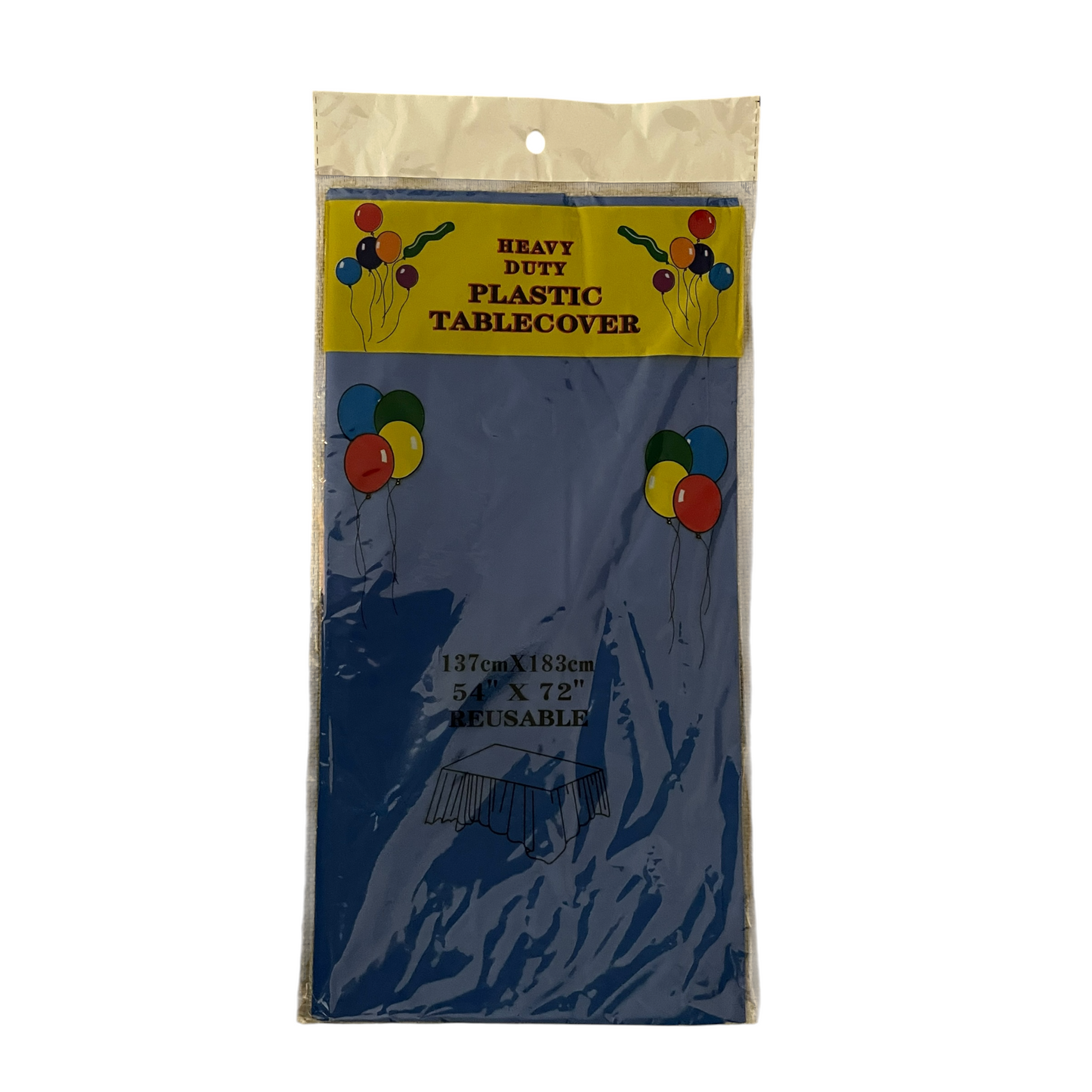 Navy Blue Plastic Tablecover - 137*183cm