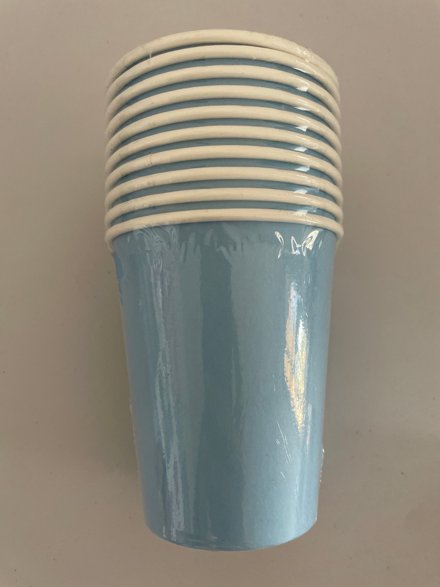 Pastel Colors Paper Cups - 10 Pcs