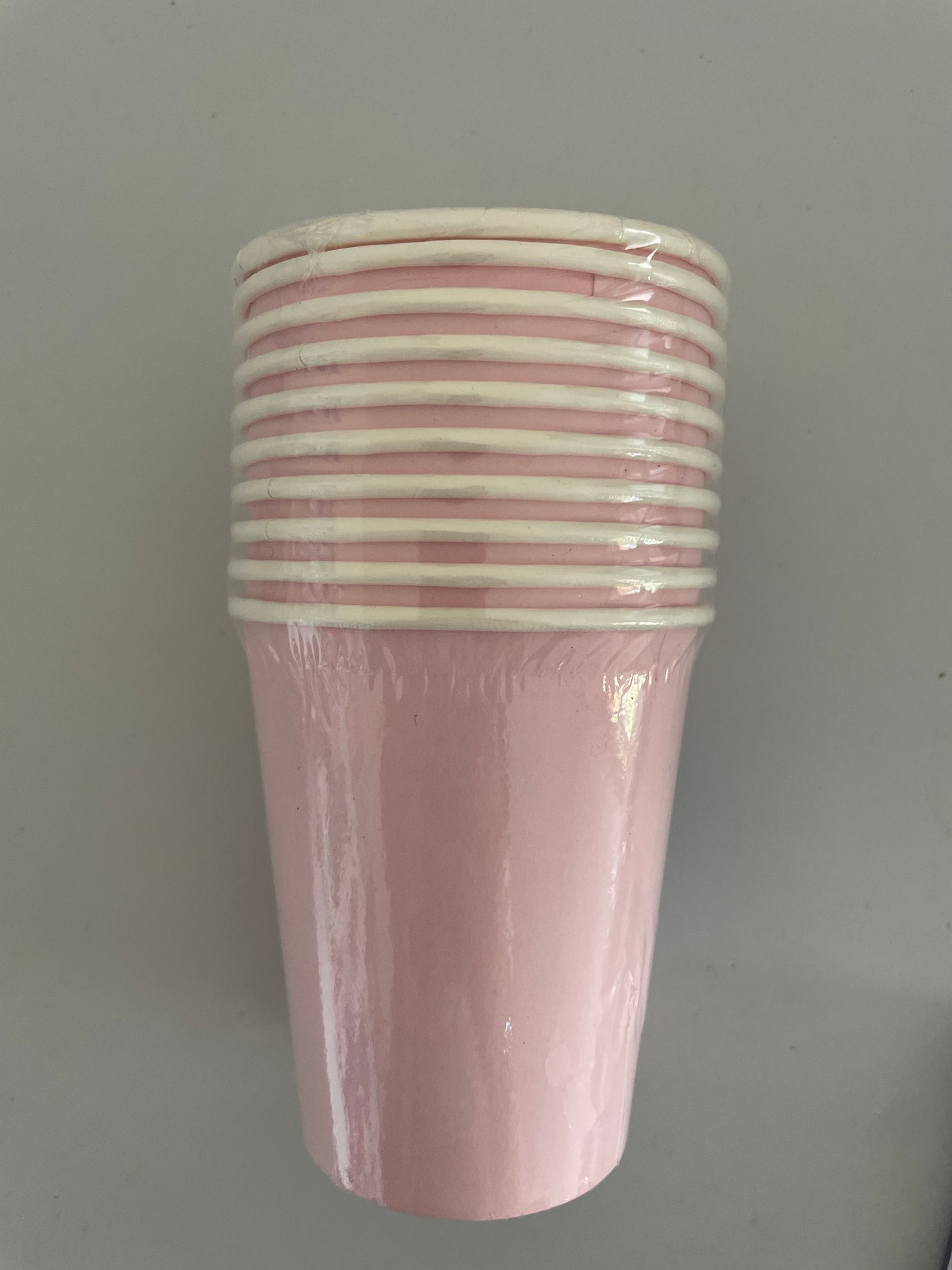 Pastel Colors Paper Cups - 10 Pcs