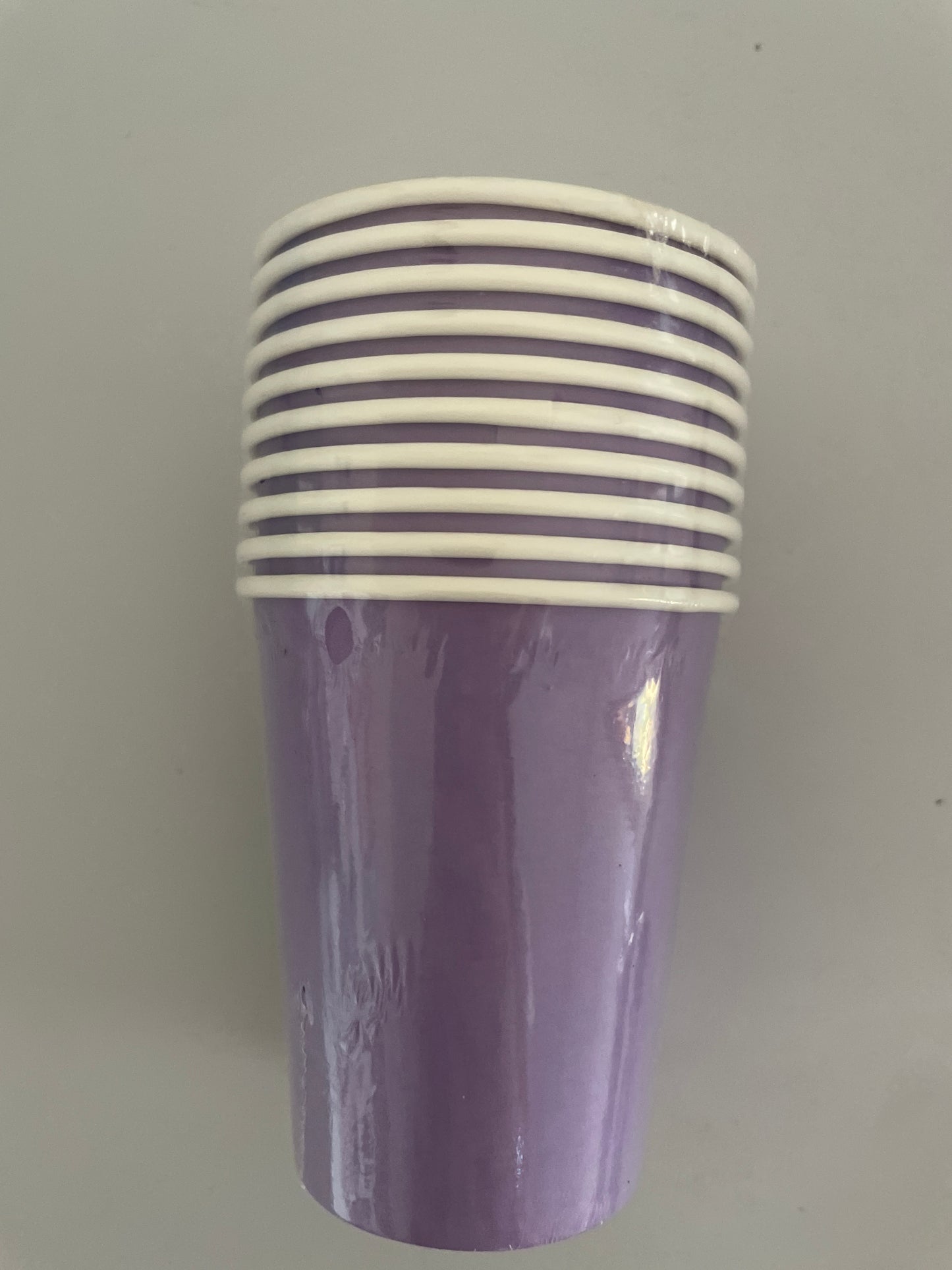 Pastel Colors Paper Cups - 10 Pcs