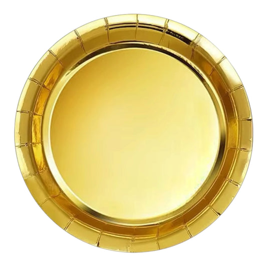 Gold Paper Big Plates