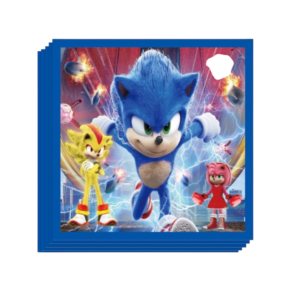 Sonic Napkins - 20 Pcs Design #1