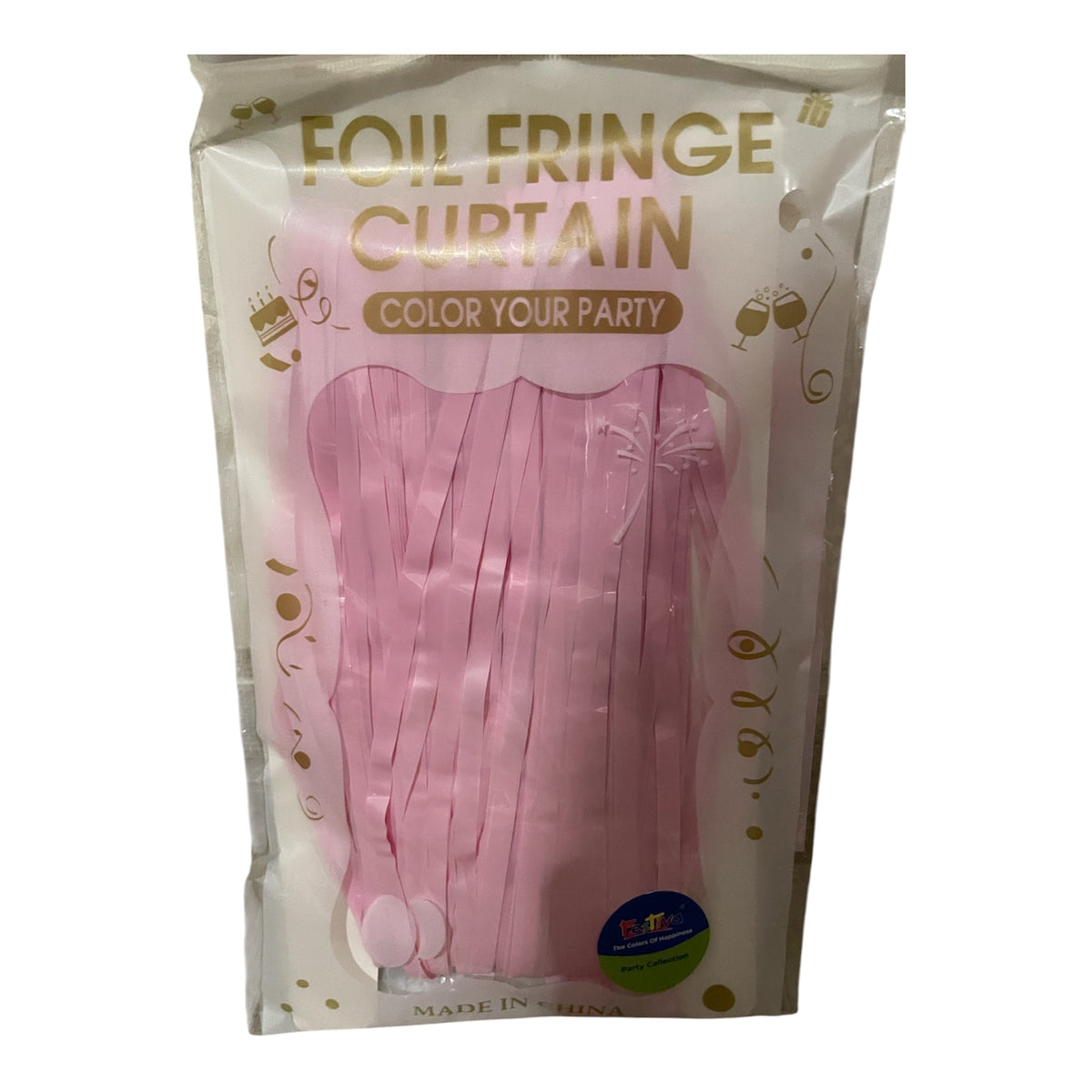 Matte Pastel Pink Curtain- 90*200cm