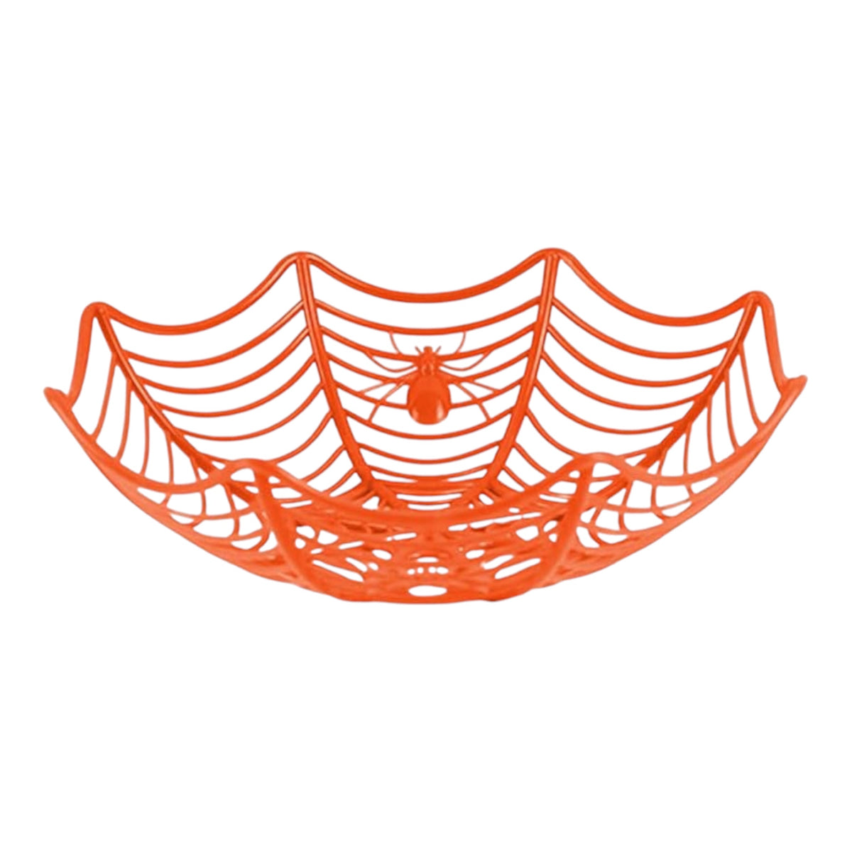 Orange Spider Web Candy Tray