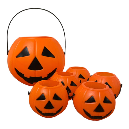 Pumpkin Bucket With 5 small Buckets