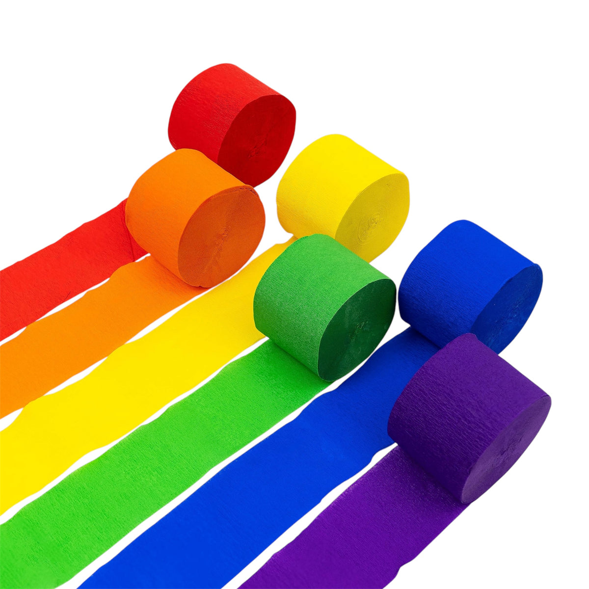 Crepe Paper 2cm*8m - 12 Pcs