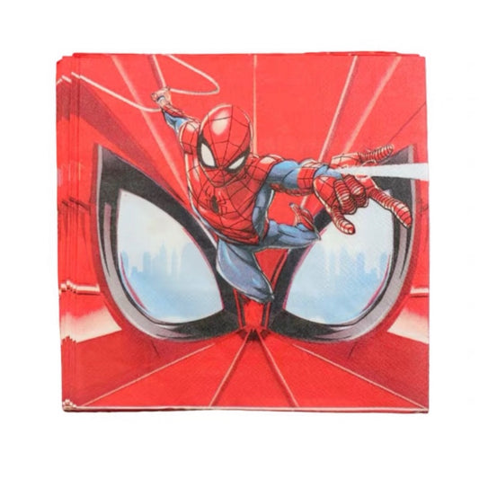Spiderman Napkins - 20 Pcs