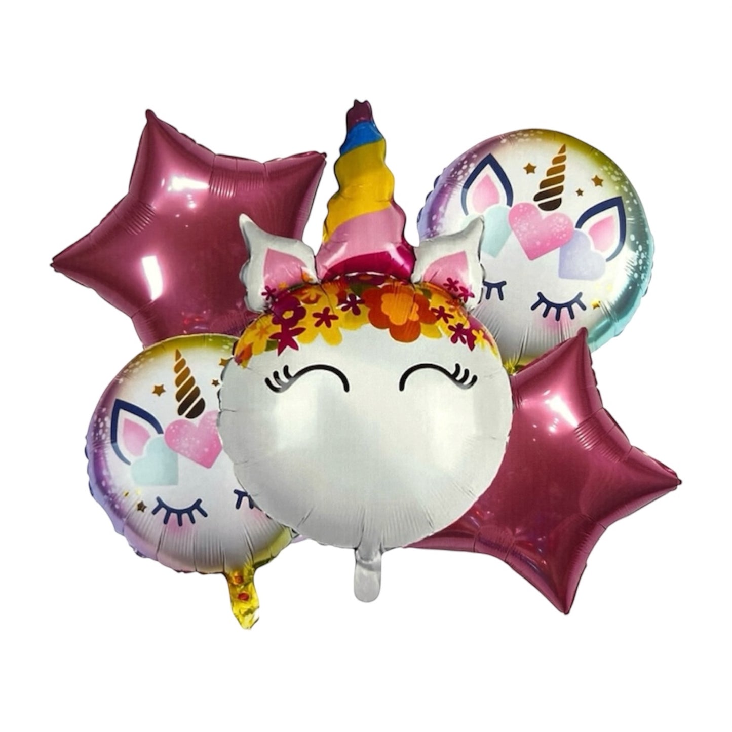 Unicorn 5 Pcs Foil Balloons