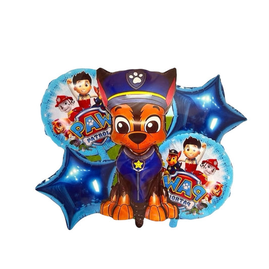 Paw Patrol 5 Pcs Foil Balloons
