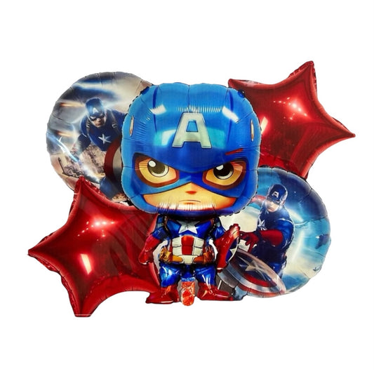 Avengers 5 Pcs Foil Balloons
