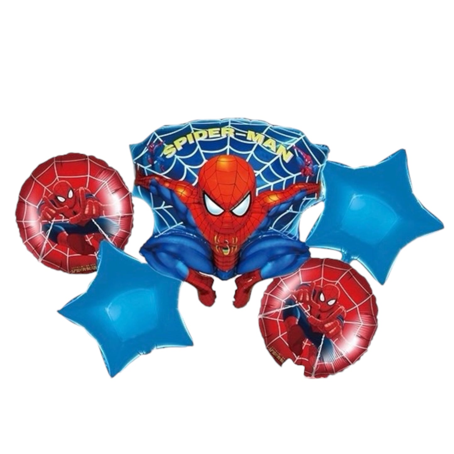 Spiderman 5 Pcs Foil Balloons