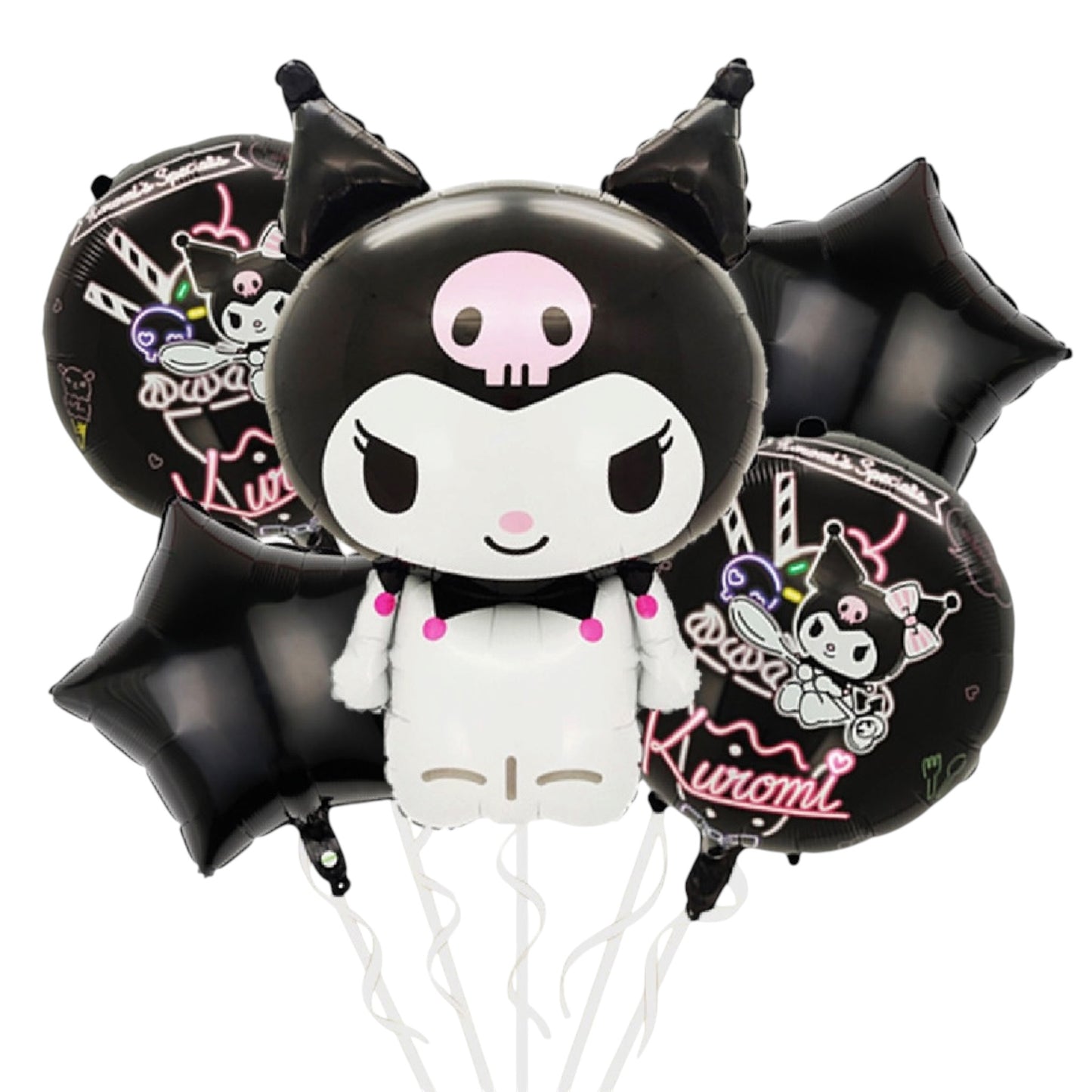 Kuromi 5 Pcs Foil Balloons