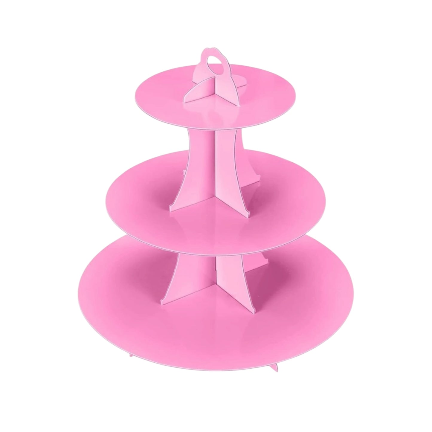 Pink Cupcake Stand - 3 Tiers