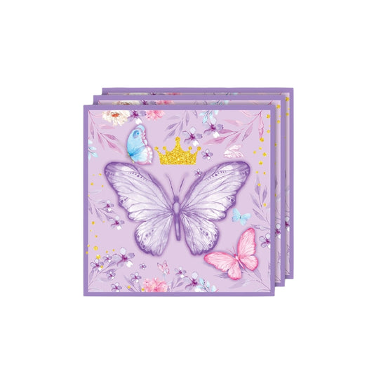Butterfly Napkins - 20 Pcs