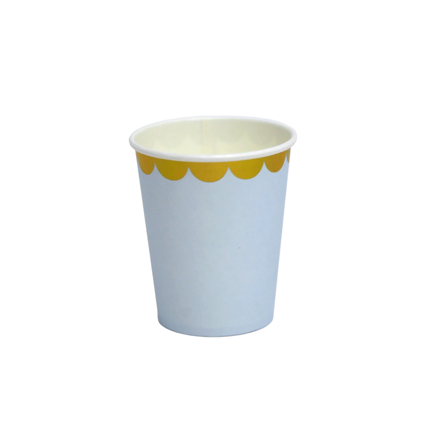 Blue With Gold Cups - 10 Pcs