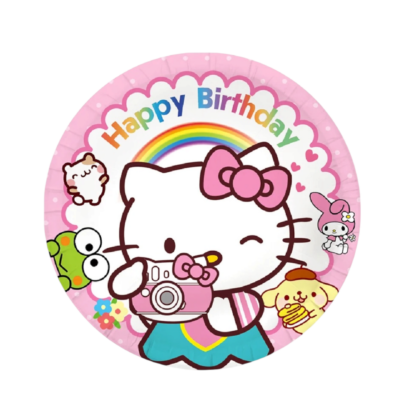 Hello Kitty Big Plates - 10 Pcs