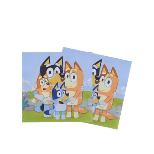 Bluey Napkins - 20 Pcs