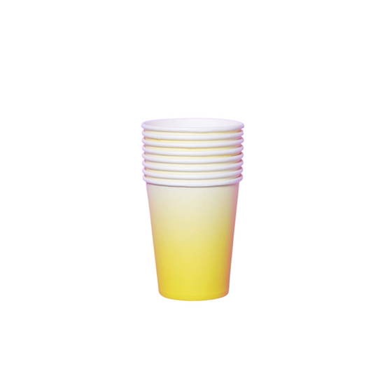 Yellow cups - 8Pcs
