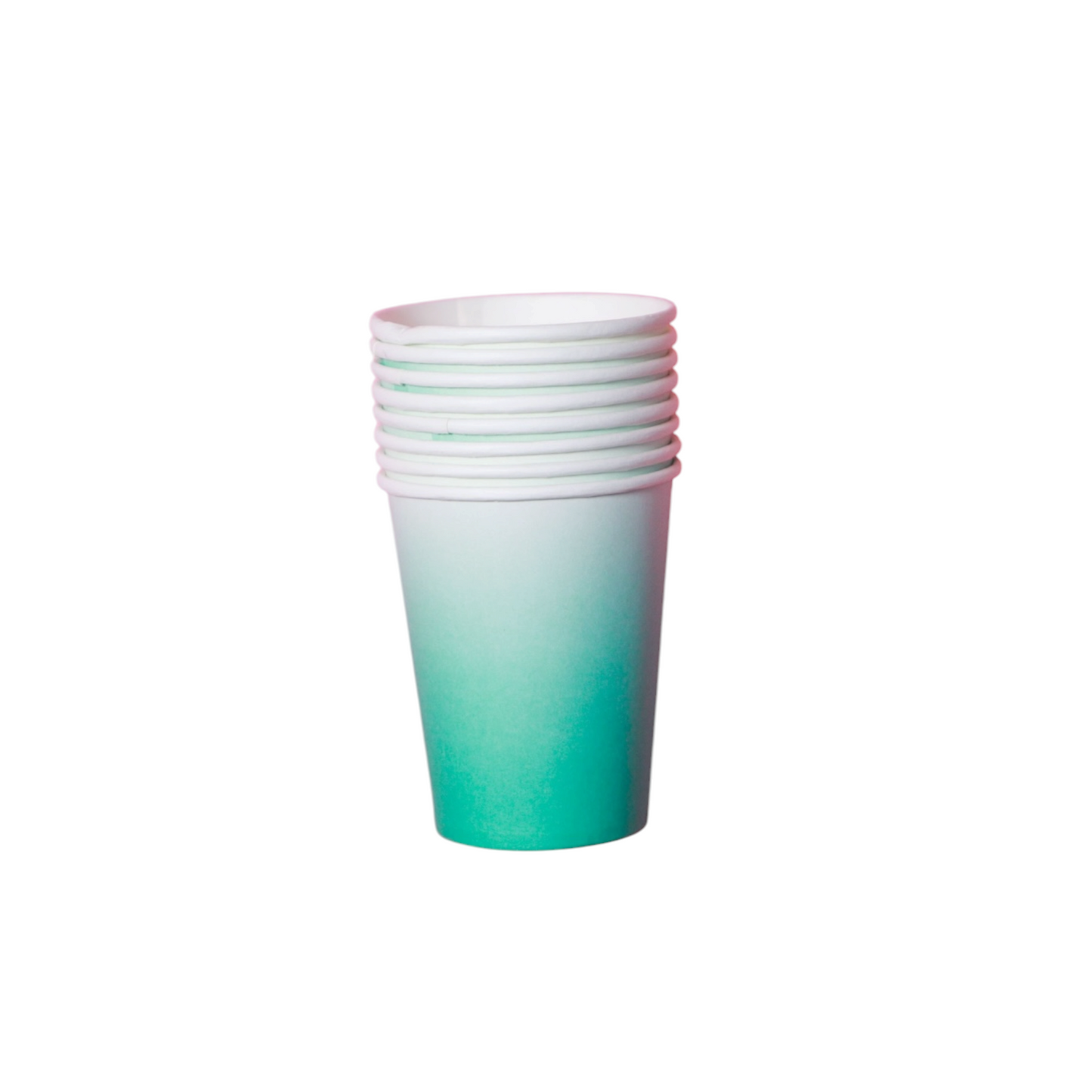 Green Cups - 8 Pcs