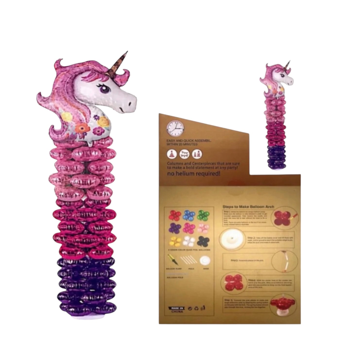 Unicorn Balloon Stand