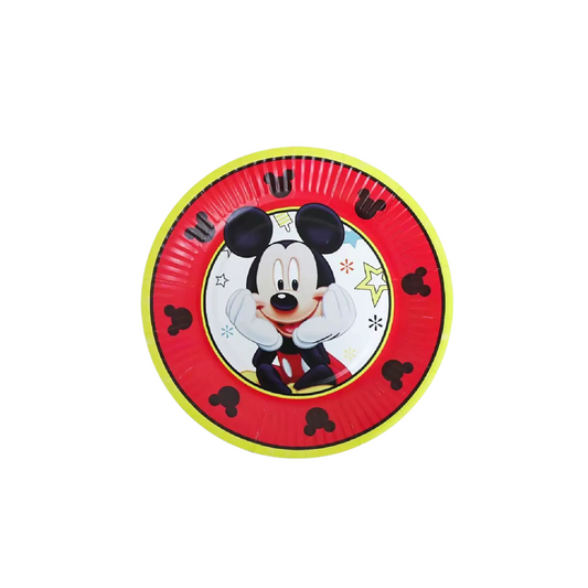 Mickey Mouse Small Plates - 10 Pcs