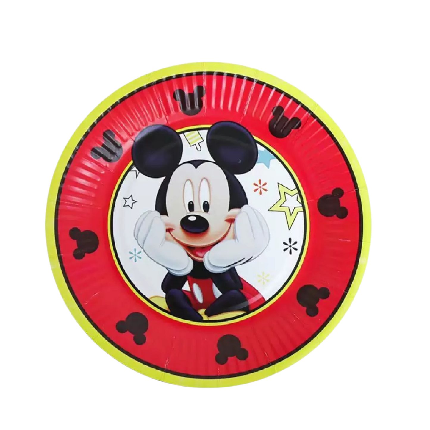 Mickey Mouse Big Plates - 10 Pcs