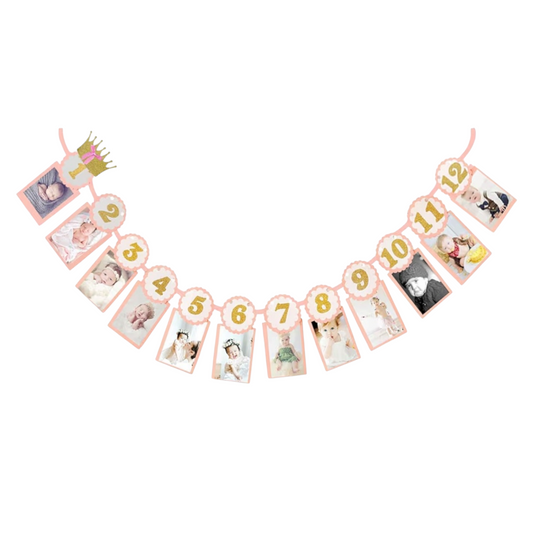 Pink First Year Banner