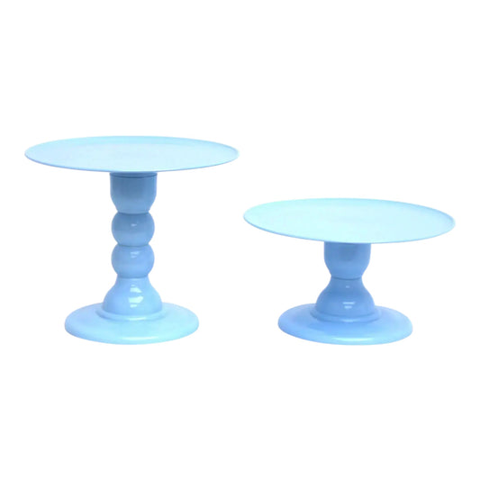 Blue Plastic Cake Stand